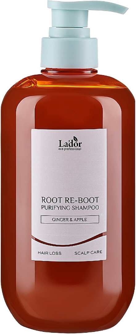 Купити Шампунь жіночий Lador Імбир та яблуко ROOT RE-BOOT 800 мл (8809982980384) - Фото 1 Шампунь жіночий Lador Імбир та яблуко ROOT RE-BOOT 800 мл (8809982980384) - Фото 1