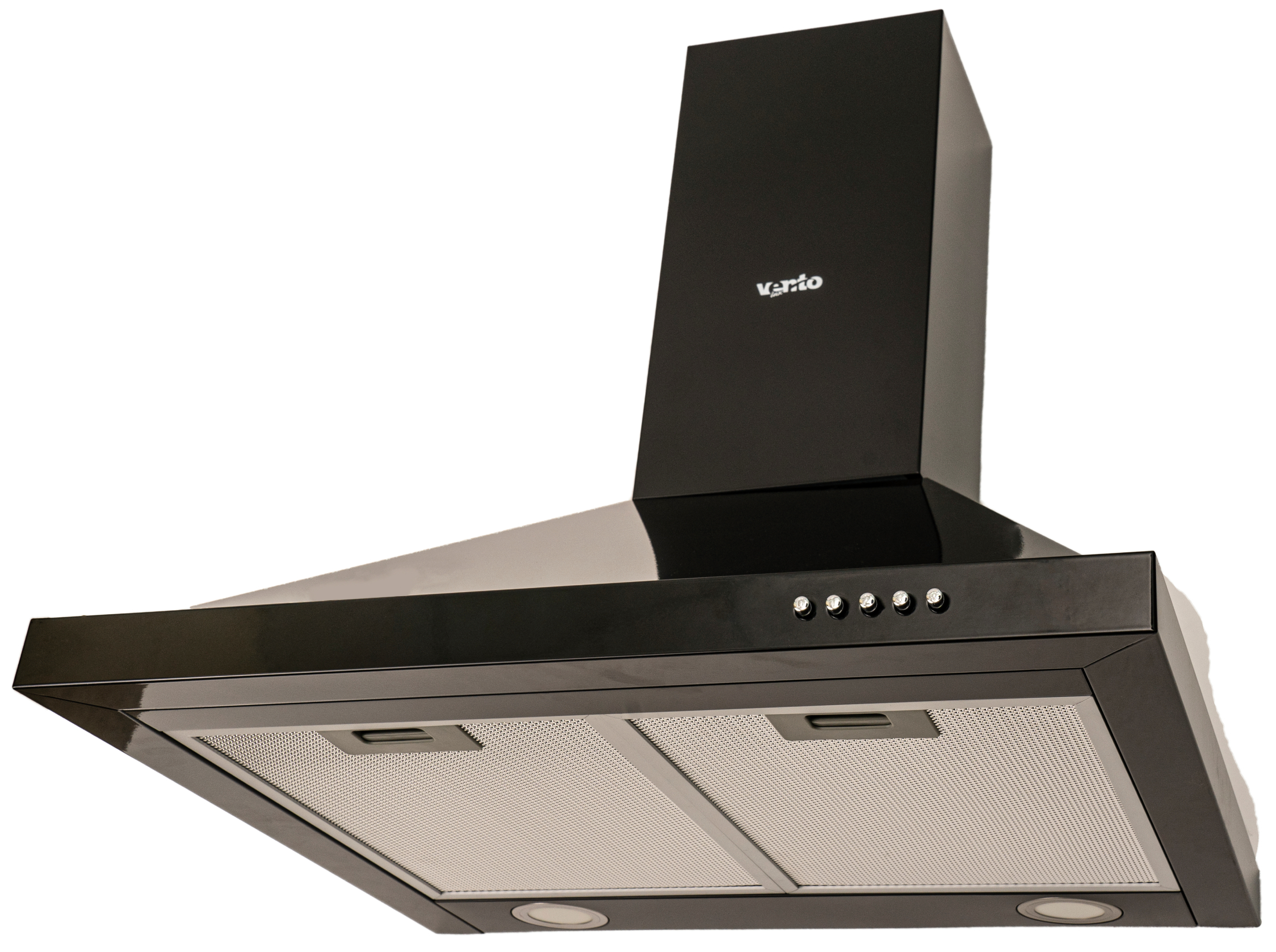 Вытяжка декоративная Ventolux LAZIO 60 BK (1000) LED - Фото 1