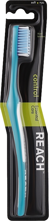 Купить Зубная щетка Reach Полный контроль Средняя/Control Medium Toothbrush голубая 1 шт. (4820019803494) - Фото 1 Зубная щетка Reach Полный контроль Средняя/Control Medium Toothbrush голубая 1 шт. (4820019803494) - Фото 1