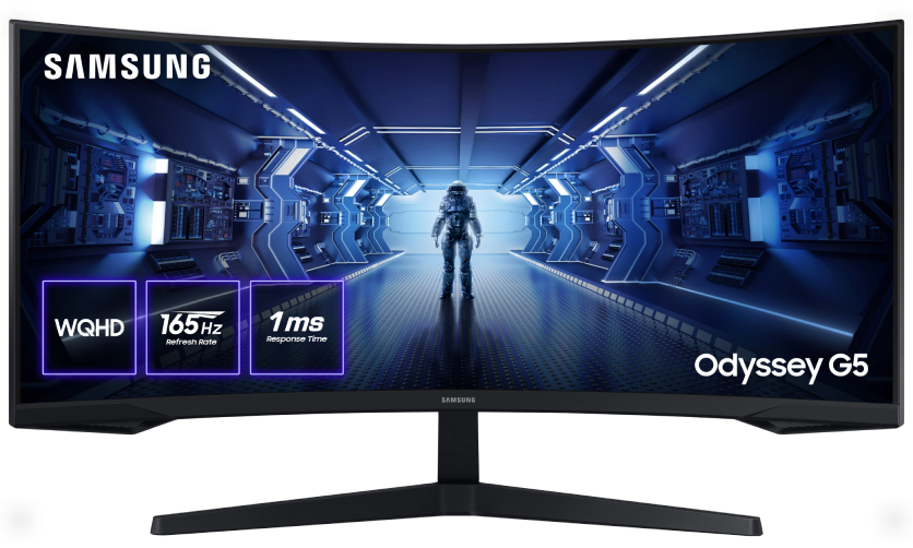 Монитор игровой Samsung Odyssey G5 (LC34G55TWWIXCI) - Фото 1