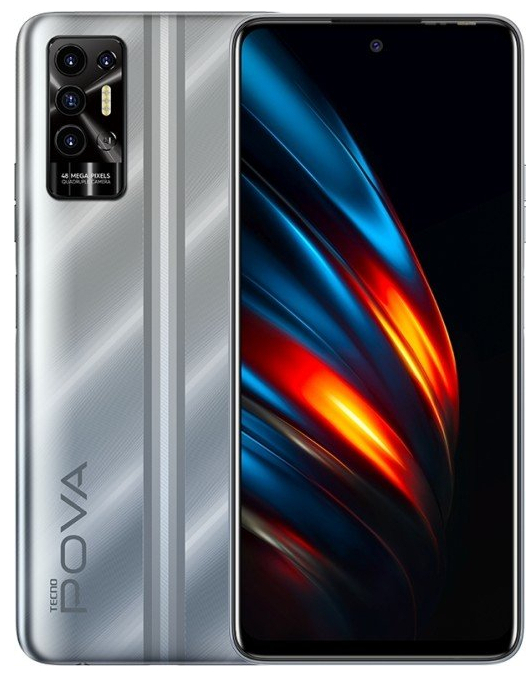 Смартфон Tecno Pova-2 (LE7n) 4/64GB Dual Sim Polar Silver купить - цена ...