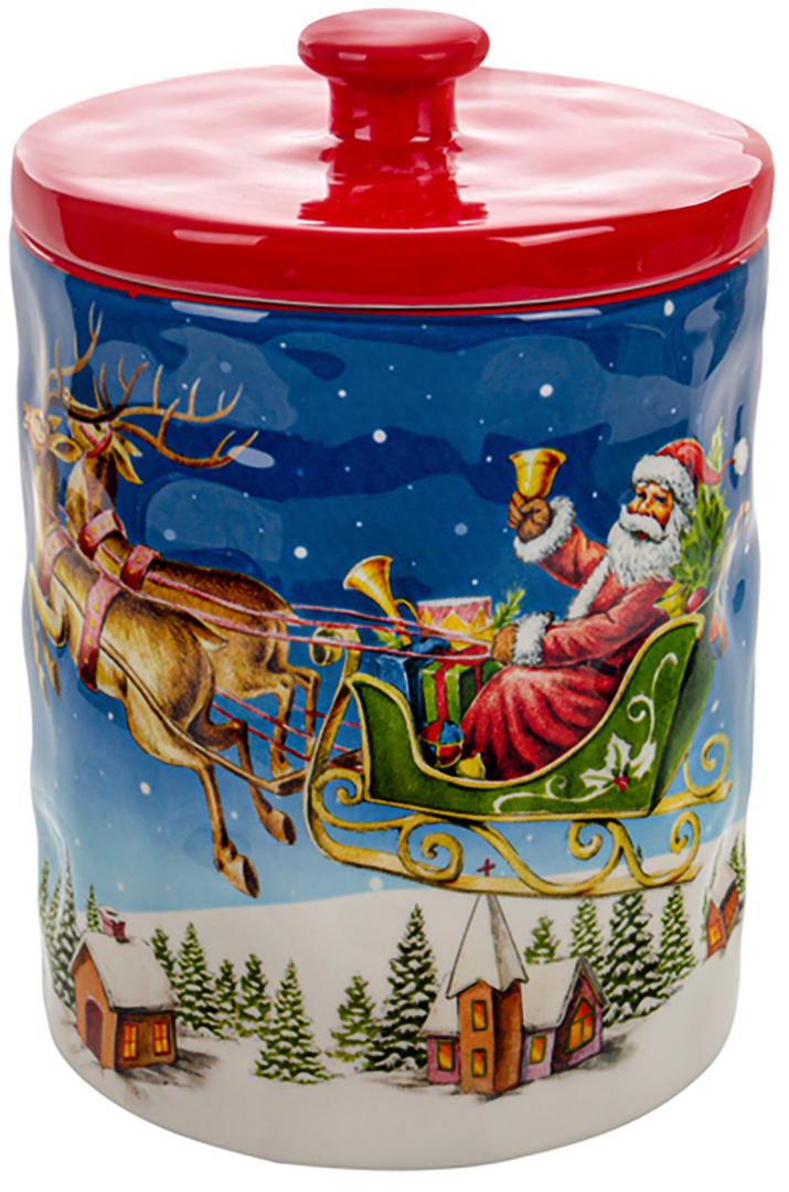 Ємність для сипучих Lefard Дед мороз 1.8 л (948-011) - Фото 1