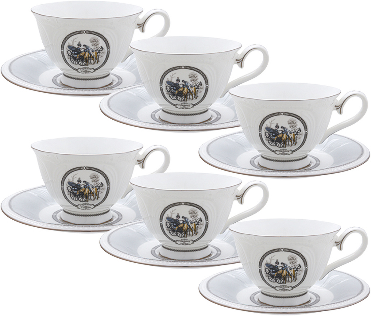 Набор чашек Lefard Фаетон 12 пр. (586-085) - Фото 1