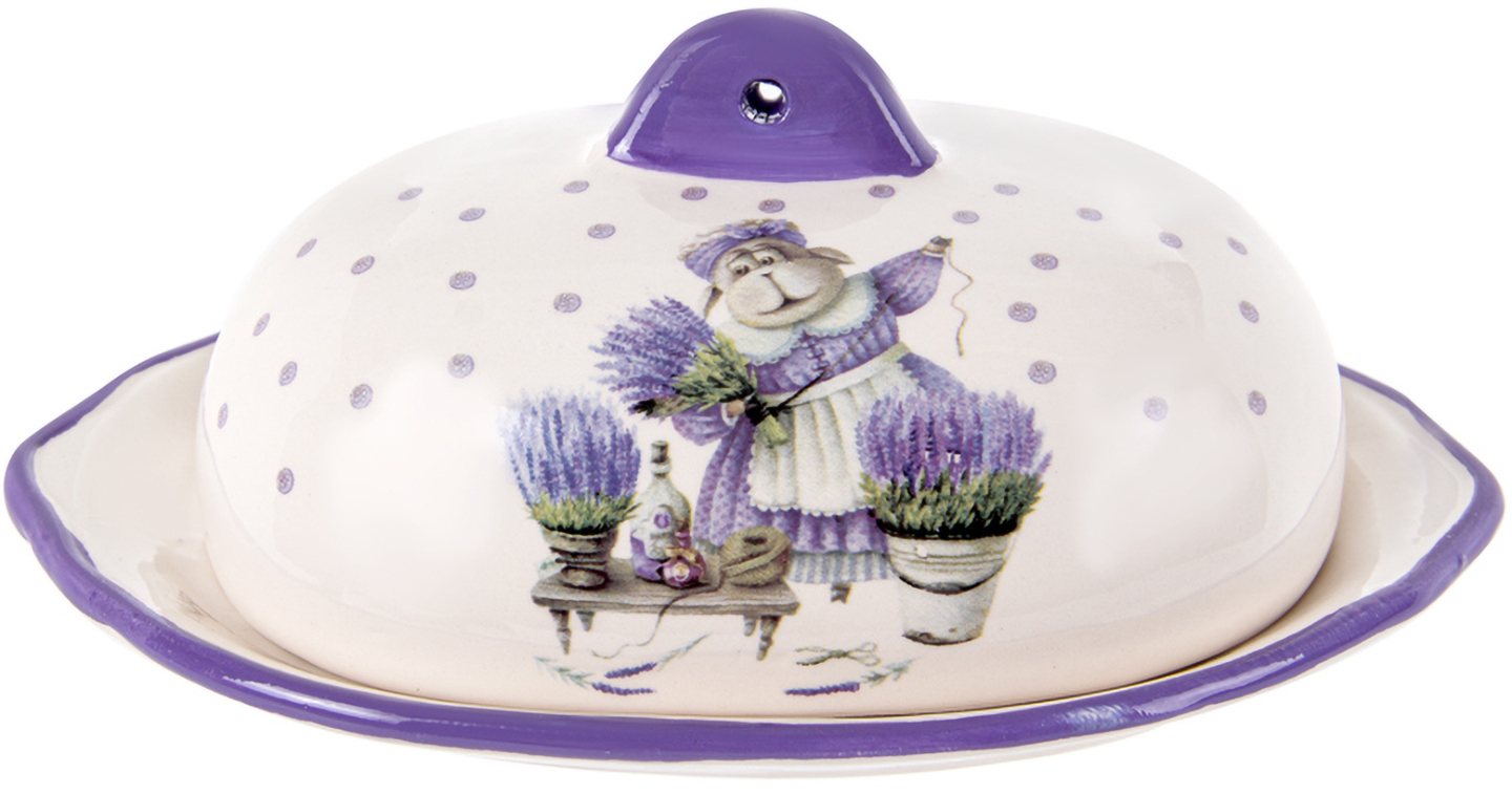 Масленка Lefard Лавандовые истории 17,8x12,2x7,5 см (940-276) - Фото 1