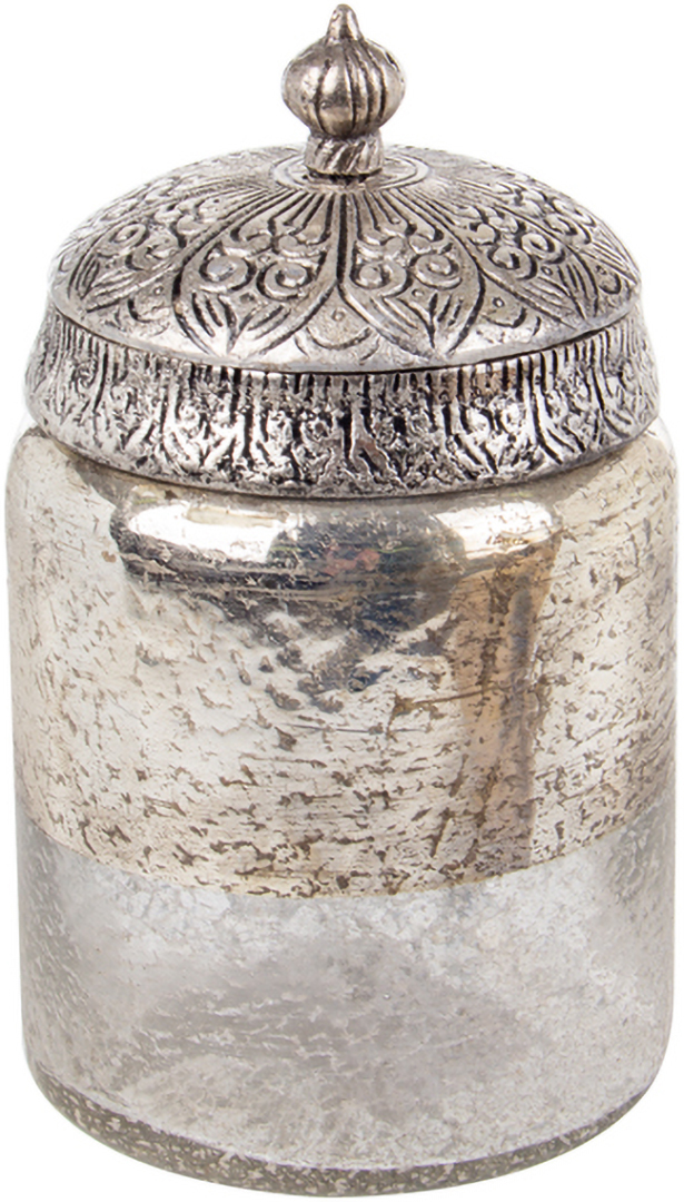 Емкость для сыпучих Lefard 17x10 см серая (876-076) - Фото 1