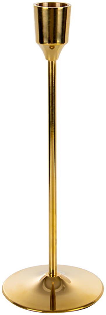 Свічник Lefard латунь 20см золотий (875-035) - Фото 1