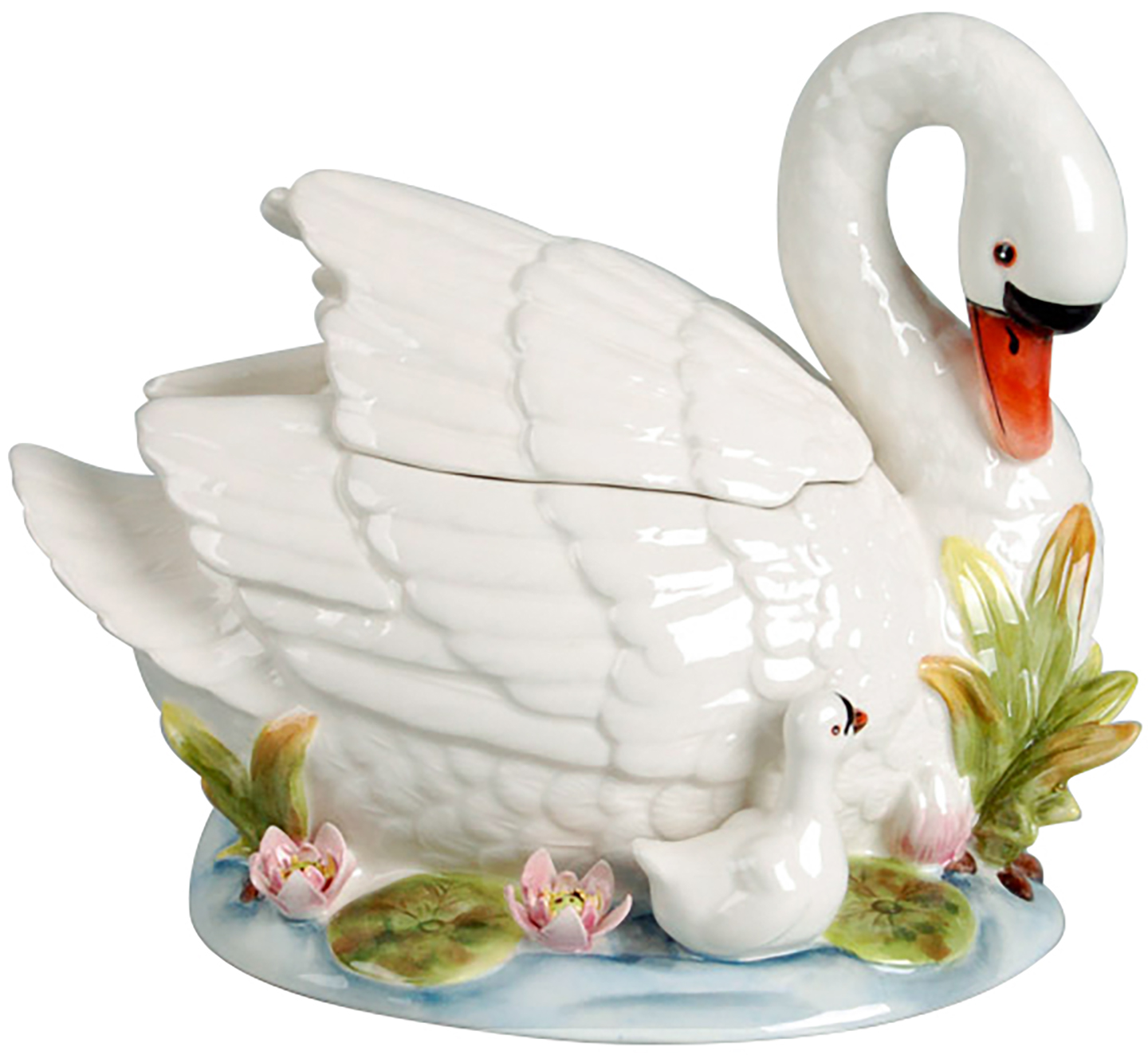 Купити Ємність для сипучих Lefard Лебідь 24х19 см (59-344-1) - Фото 1 Ємність для сипучих Lefard Лебідь 24х19 см (59-344-1) - Фото 1