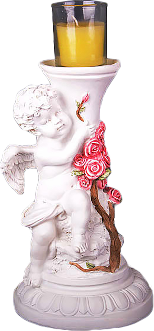 Купити Свічник Lefard Ангел із кубком 24 см (390-279-1) - Фото 1 Свічник Lefard Ангел із кубком 24 см (390-279-1) - Фото 1