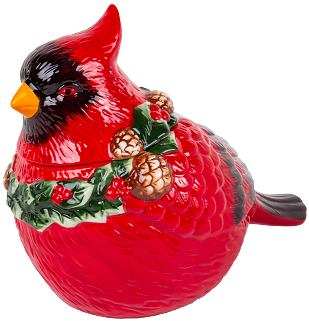 Ємність для сипучих Lefard Червоний Кардинал 25х15.5х22.5 см (626-010) - Фото 1