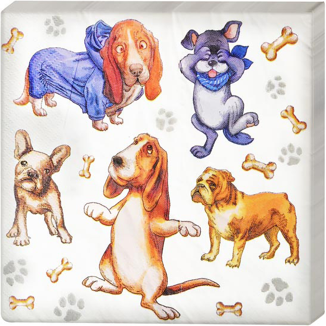 Салфетки бумажные Lefard Любимцы 33х33 см (924-171) - Фото 1