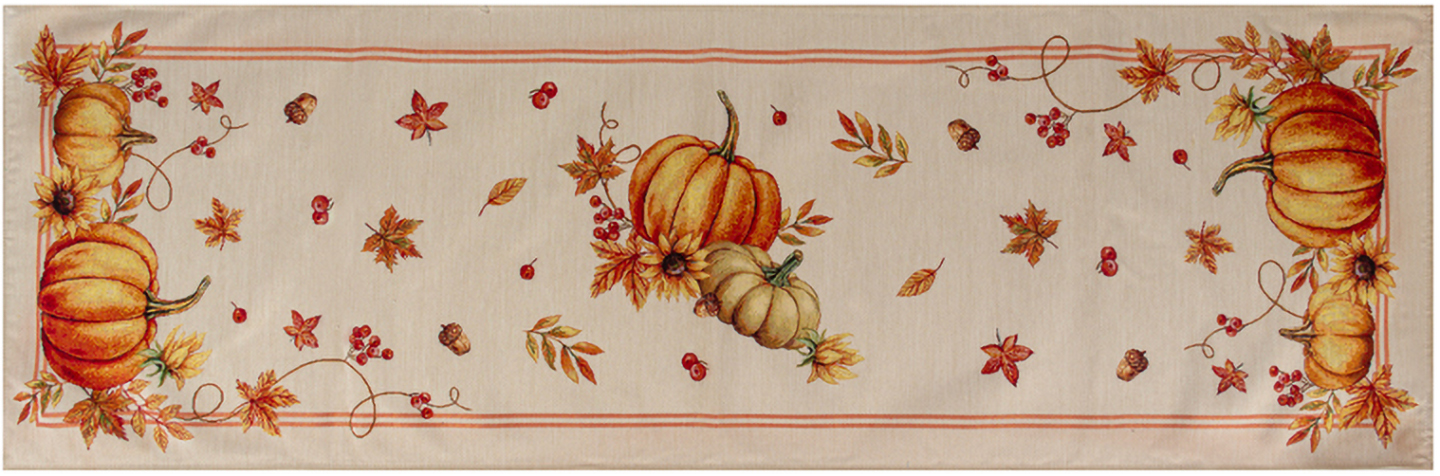 Скатертина раннер Lefard Тыква 47х140 см (716-221) - Фото 1