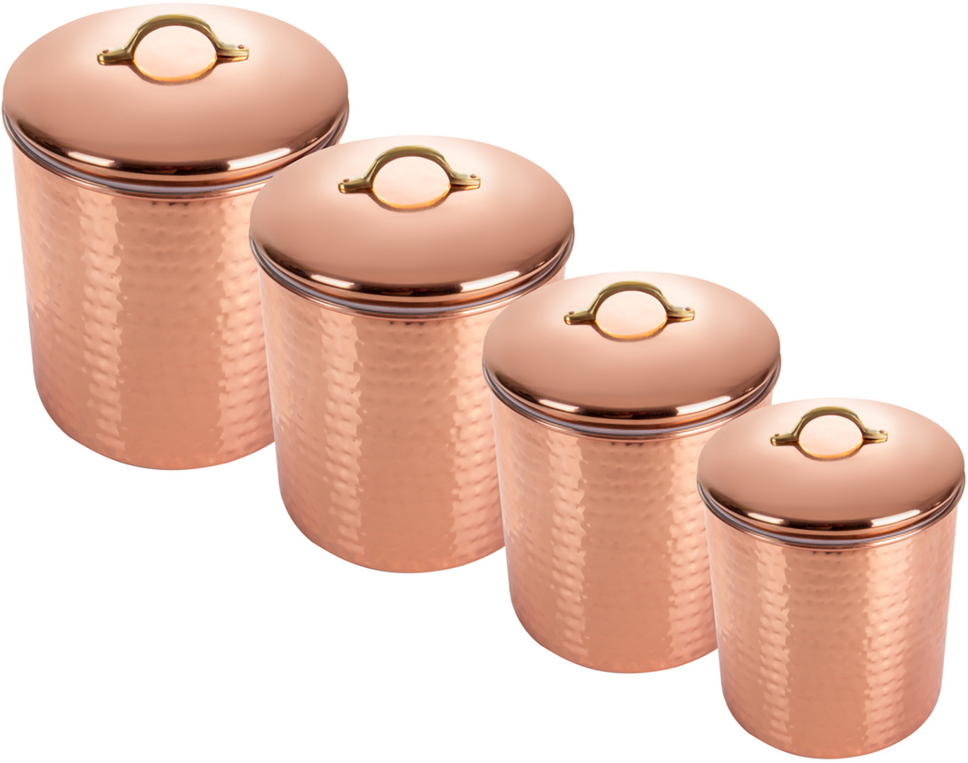 Набір ємностей для сипучих Lefard 4 шт. (874-026) - Фото 1