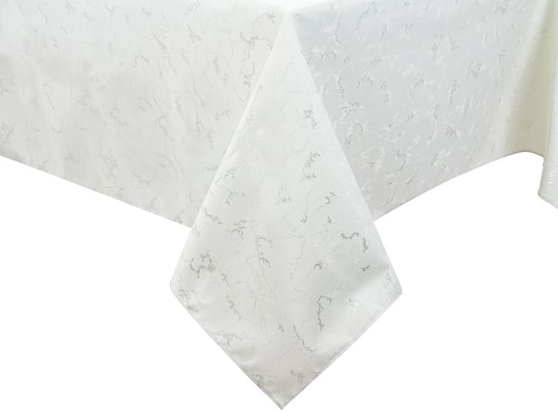 Скатертина прямокутна Lefard Alba lurex teflon plata 160х180 см (715-337) - Фото 1