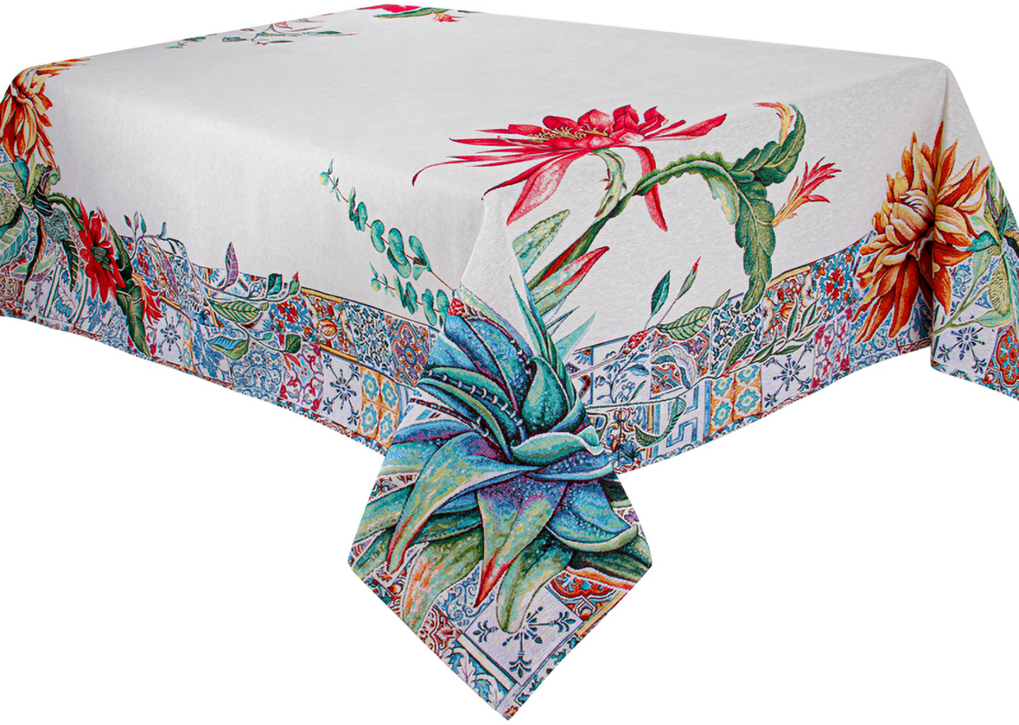 Купити Скатертина прямокутна Lefard Bromelia 140x180 см (732-099) - Фото 1 Скатертина прямокутна Lefard Bromelia 140x180 см (732-099) - Фото 1