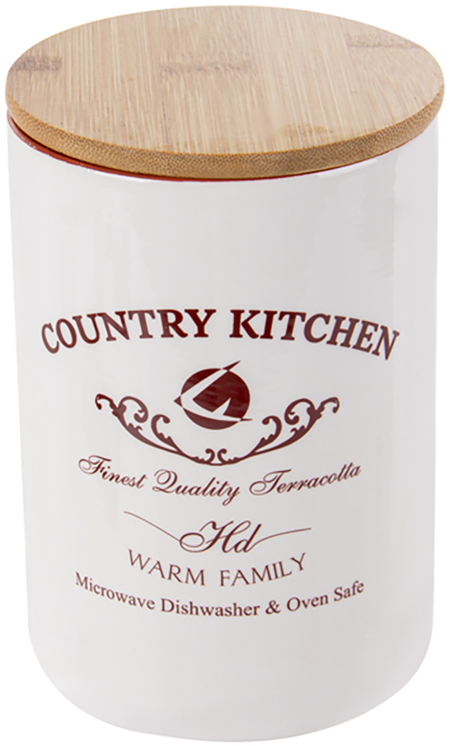 Купити Ємність для сипучих Lefard Country kitchen 1000 мл (940-298) - Фото 1 Ємність для сипучих Lefard Country kitchen 1000 мл (940-298) - Фото 1