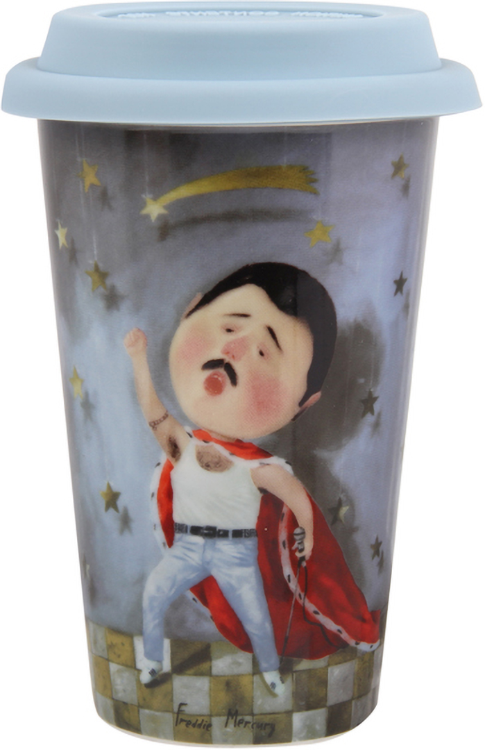 Чашка Lefard с силиконовой крышкой Famous 400 мл (924-682) - Фото 1