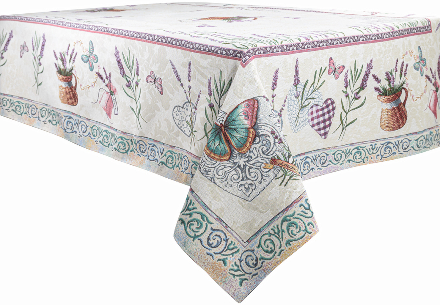 Скатерть прямоугольная Lefard Lavander 140х320 см (732-173) - Фото 1