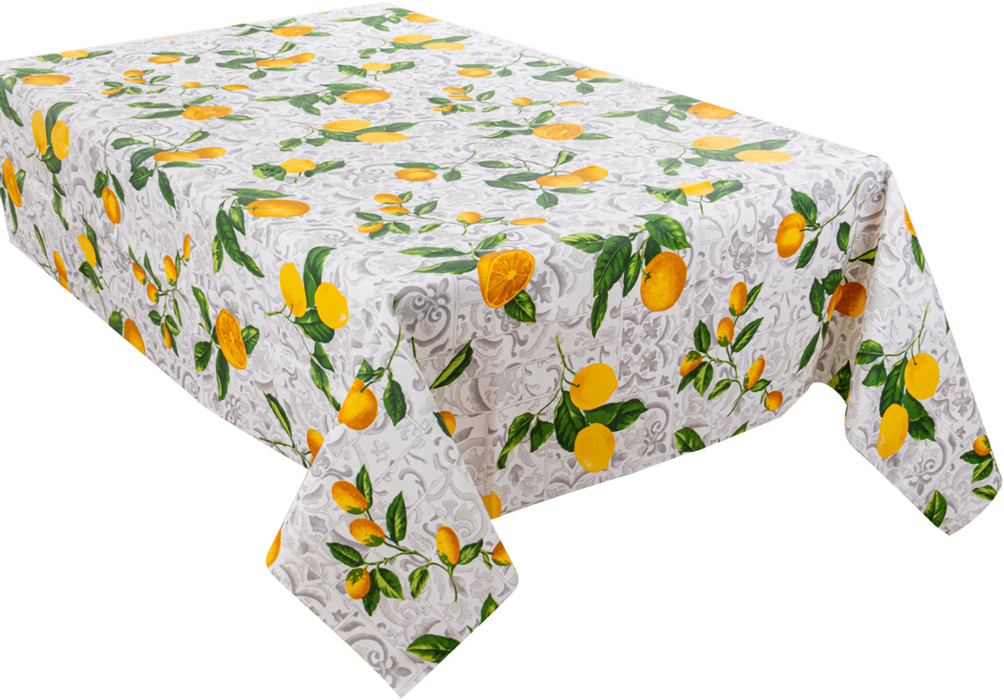 Скатертина квадратна Lefard Limones ceramica gris 140х180 см (715-320) - Фото 1