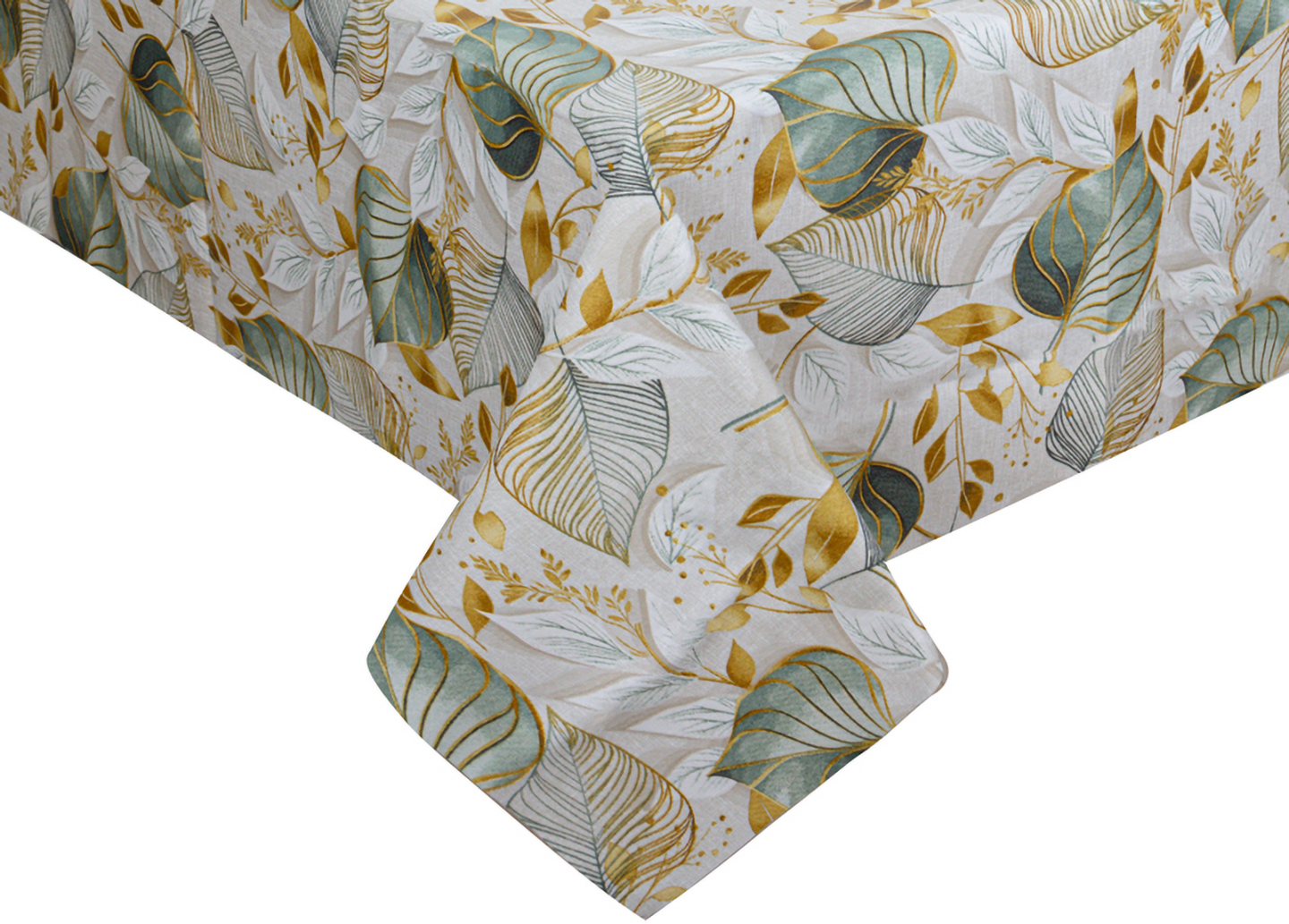Скатертина прямокутна Lefard Paladium олива 140х240 см (715-428) - Фото 1