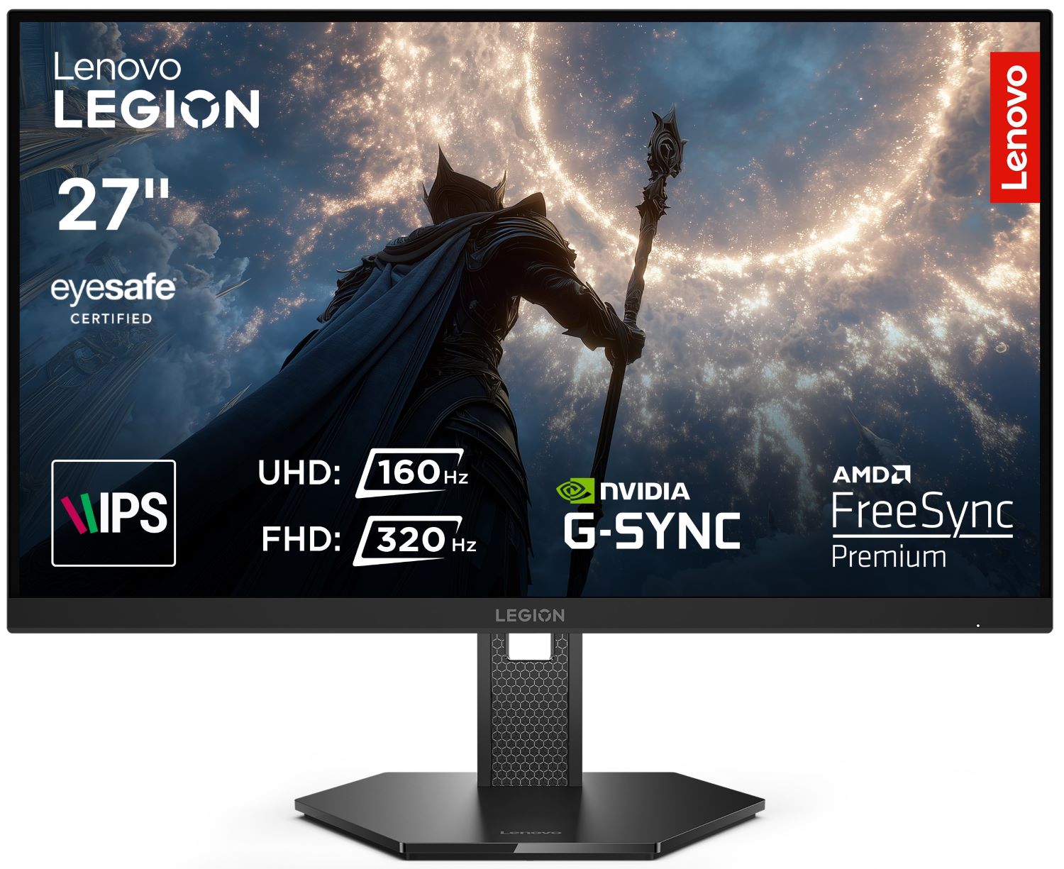 Монітор ігровий Lenovo Legion 27U-10 (67D1GAC1UA)