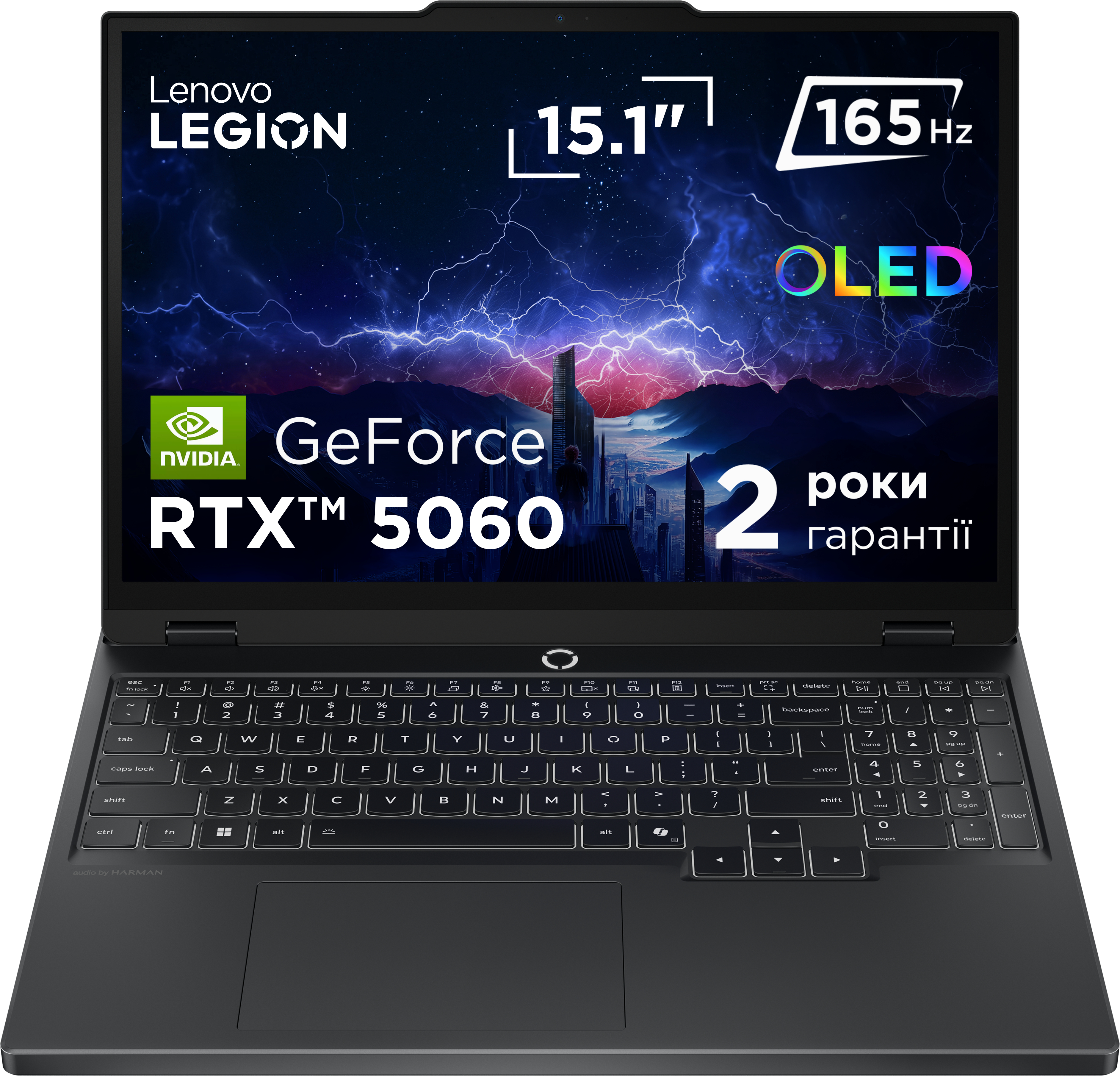 Ноутбук игровой Lenovo Legion 5 15AHP10 (83M00069RA) Eclipse Black - Фото 1