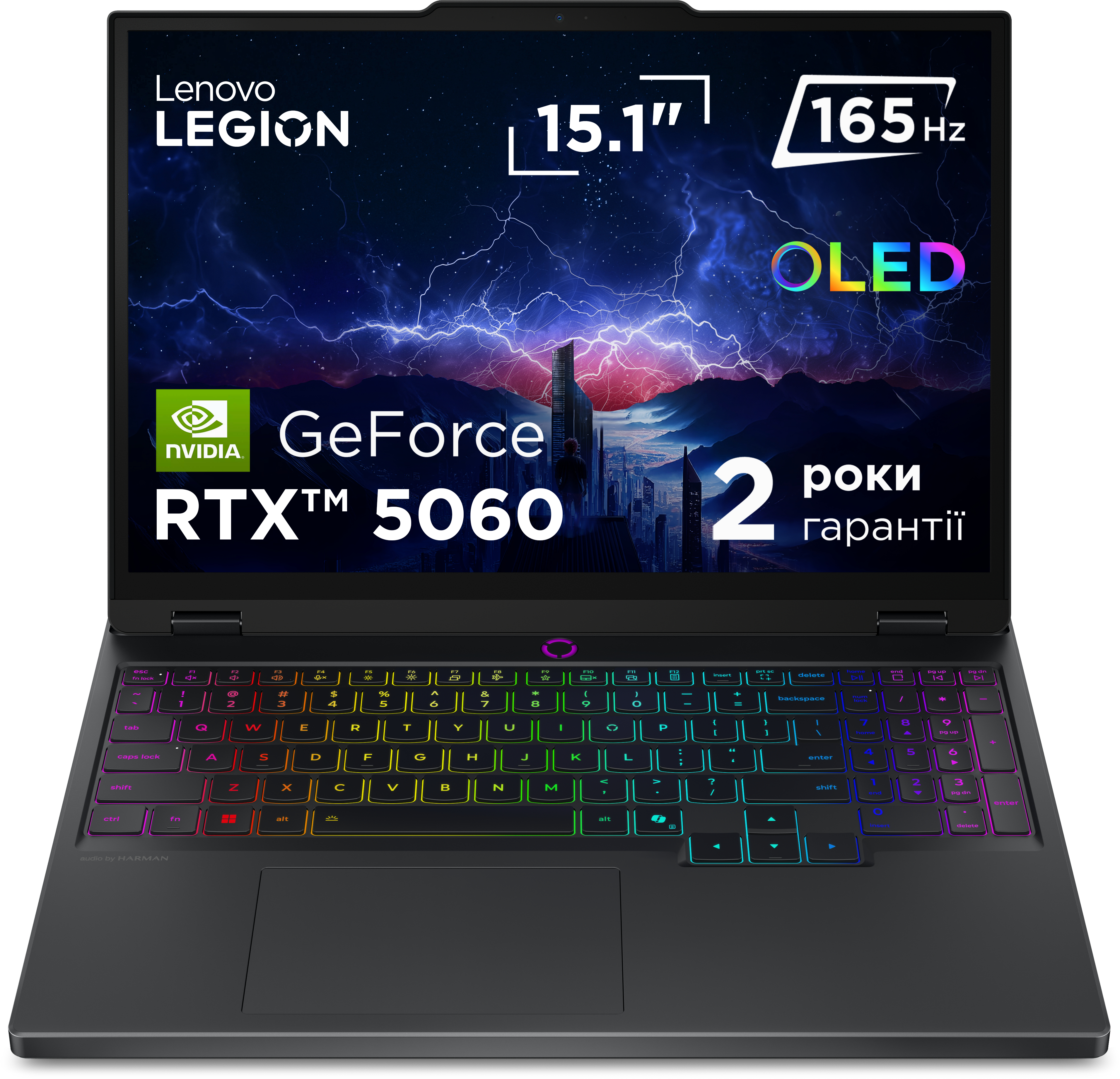 Купить Ноутбук игровой Lenovo Legion 5 15IRX10 (83LY00F0RA) Eclipse Black - Фото 1 Ноутбук игровой Lenovo Legion 5 15IRX10 (83LY00F0RA) Eclipse Black - Фото 1