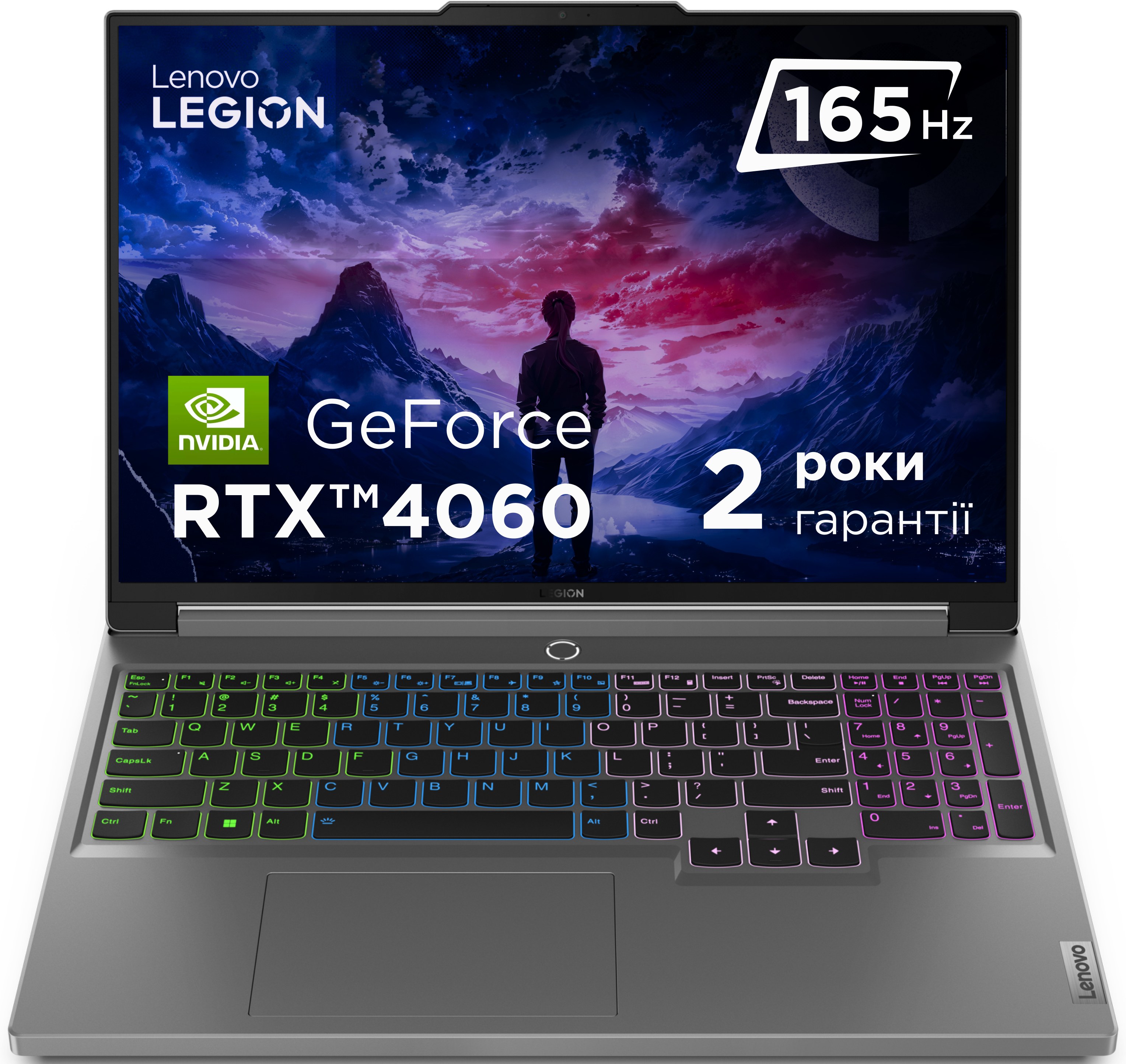 Уценка - Ноутбук игровой Lenovo Legion 5 16IRX9 (83DG00CBRA) Luna Grey - Фото 1