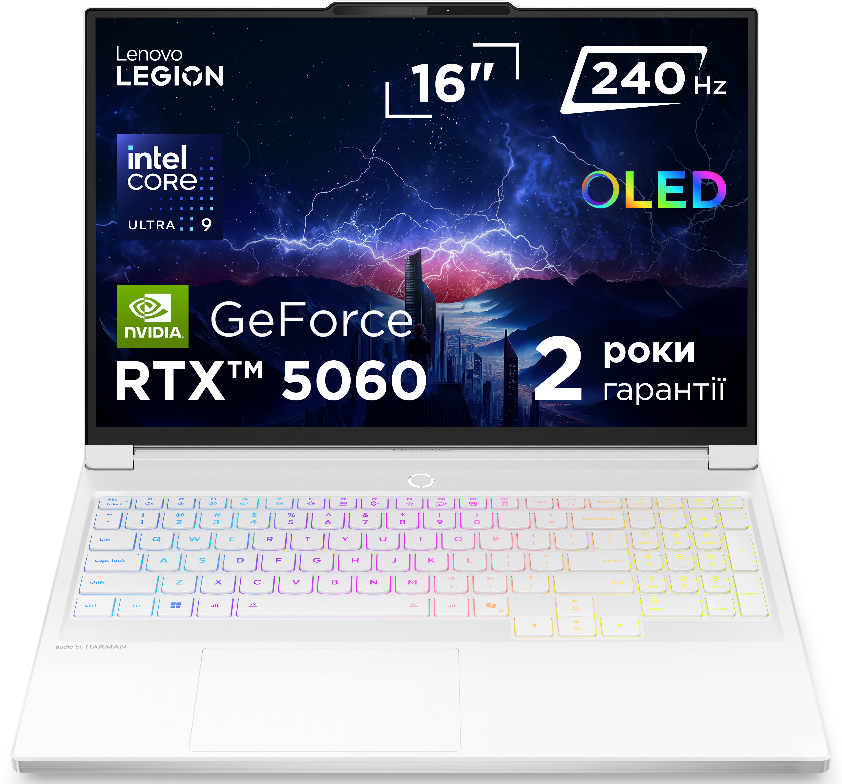 Ноутбук игровой Lenovo Legion 7 16IAX10 (83KY002GRA) Glacier White - Фото 1