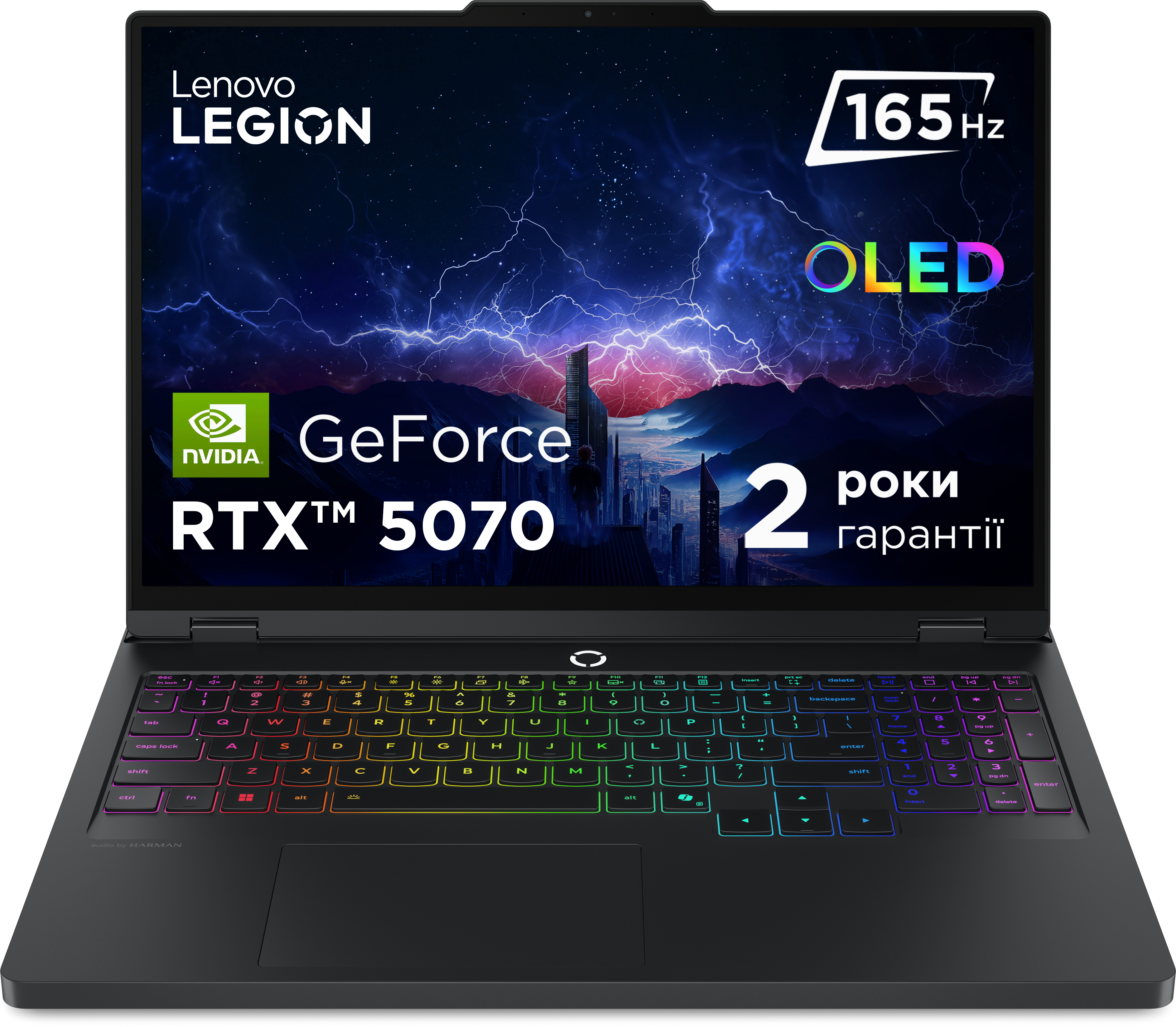 Ноутбук игровой Lenovo Legion Pro 5 16IAX10 (83F30078RA) Eclipse Black - Фото 1