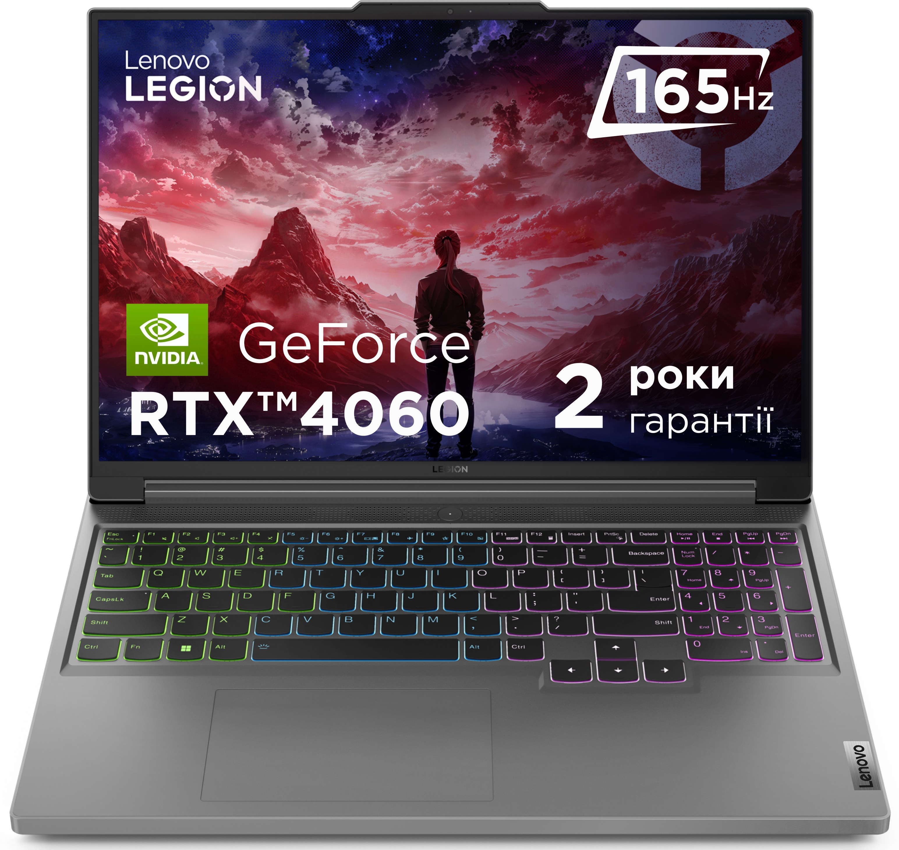 Уцінка - Ноутбук ігровий Lenovo Legion Slim 5 AHP9 (83DH005TRA) Luna Grey - Фото 1