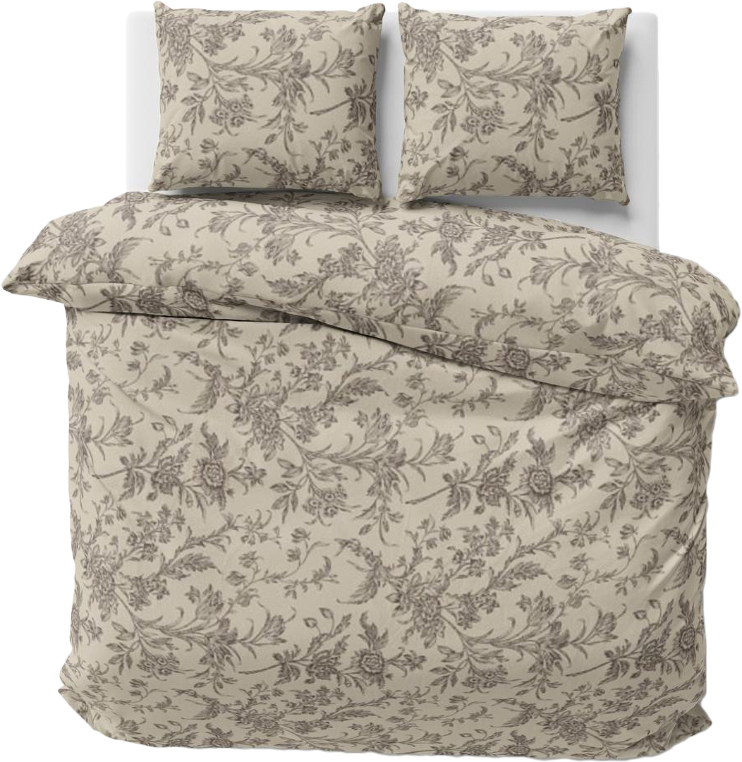 Купить Комплект постельного белья Lelit Полисатин Бежево-Белый P-0166 полуторный (1196968) - Фото 1 Комплект постельного белья Lelit Полисатин Бежево-Белый P-0166 полуторный (1196968) - Фото 1