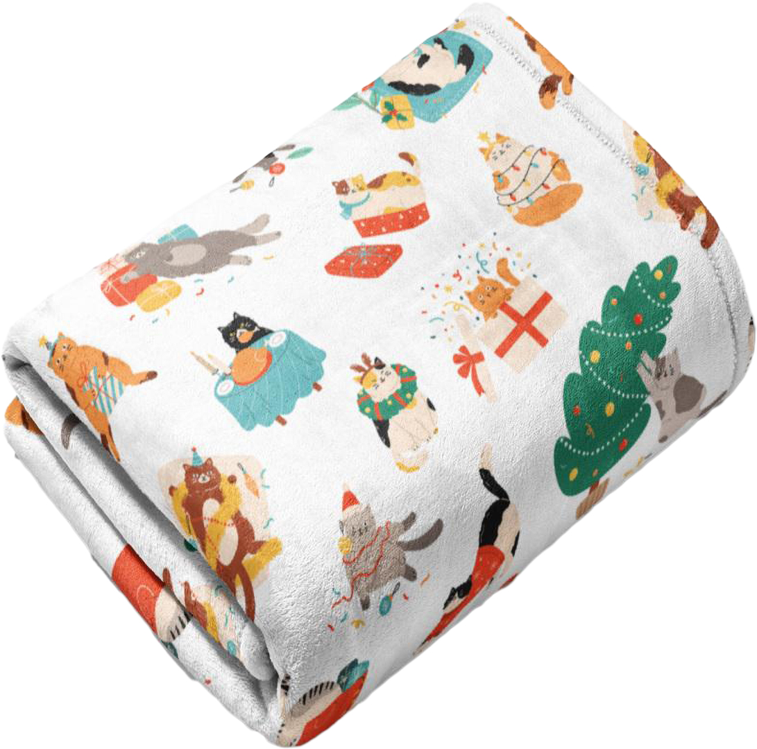 Купити Плед полуторний Lelit Велсофт Білий з принтом 150х200 см (1198338) - Фото 1 Плед полуторний Lelit Велсофт Білий з принтом 150х200 см (1198338) - Фото 1