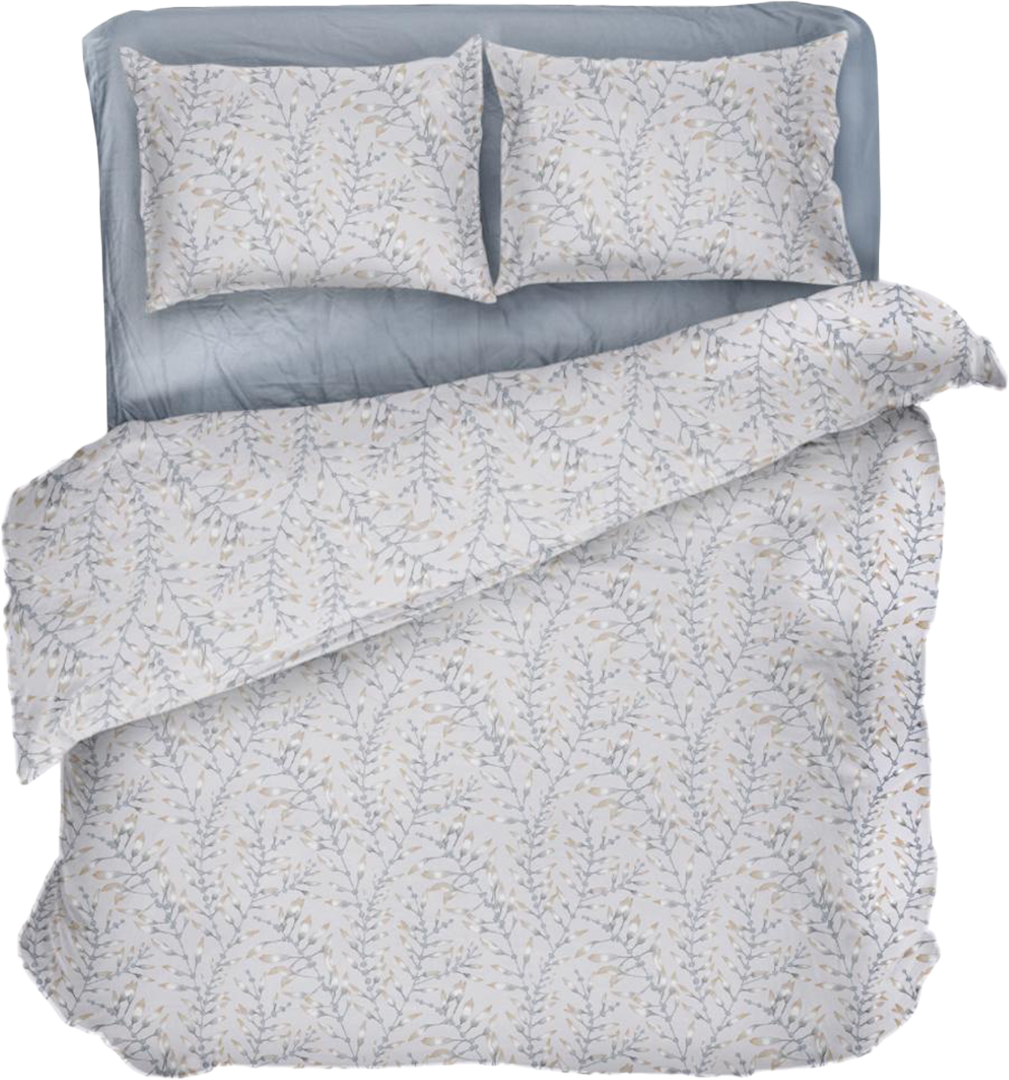 Купити Комплект постільної білизни Lelit Бязь Сірий з Білим B-1137 полуторний (1193339) - Фото 1 Комплект постільної білизни Lelit Бязь Сірий з Білим B-1137 полуторний (1193339) - Фото 1