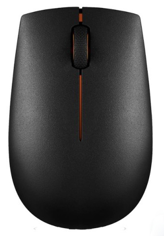 Мышь беспроводная Lenovo 300 Compact (GX30K79401) Black - Фото 1