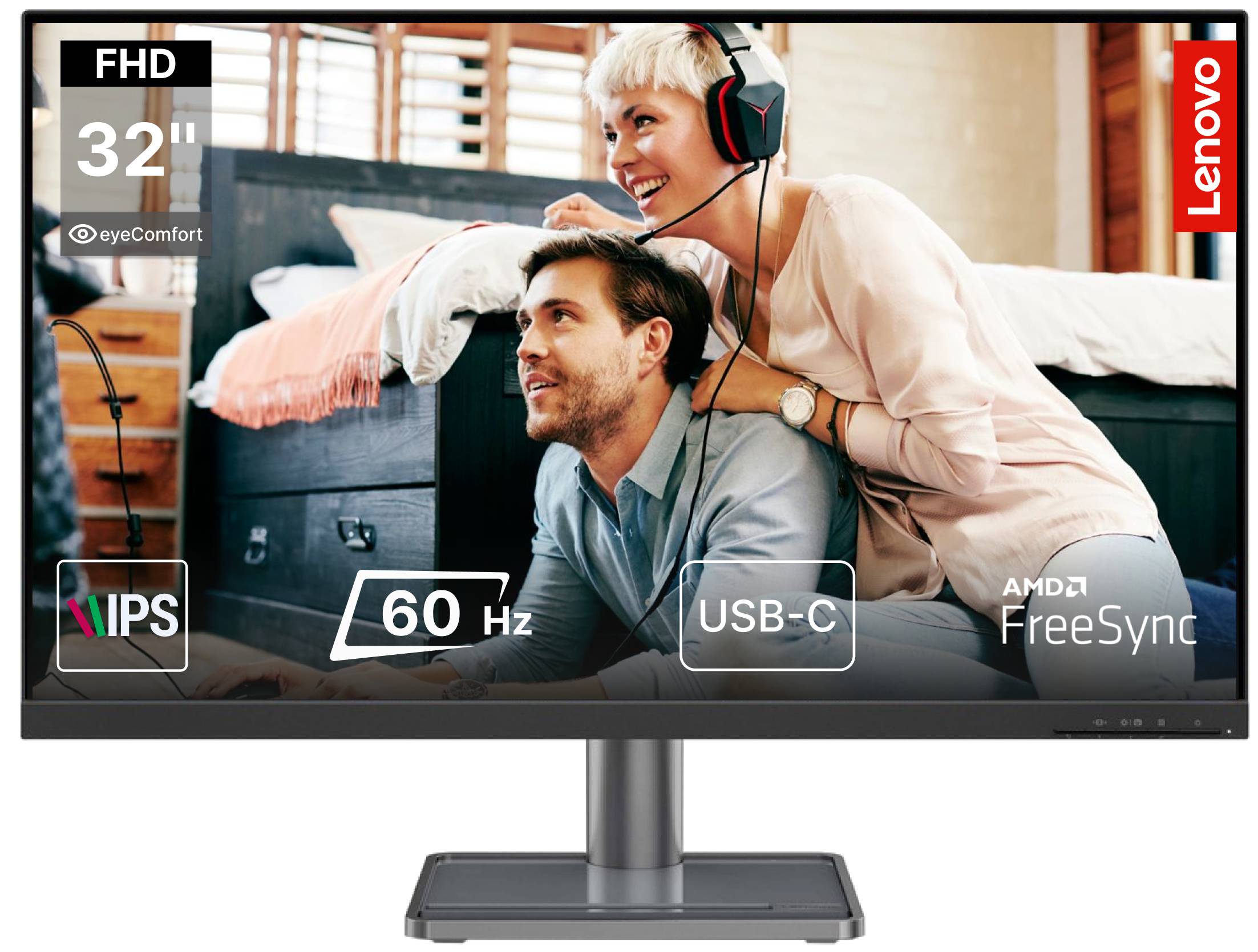 Уценка - Монитор Lenovo L32P-30 (66C9UAC1UA) - Фото 1