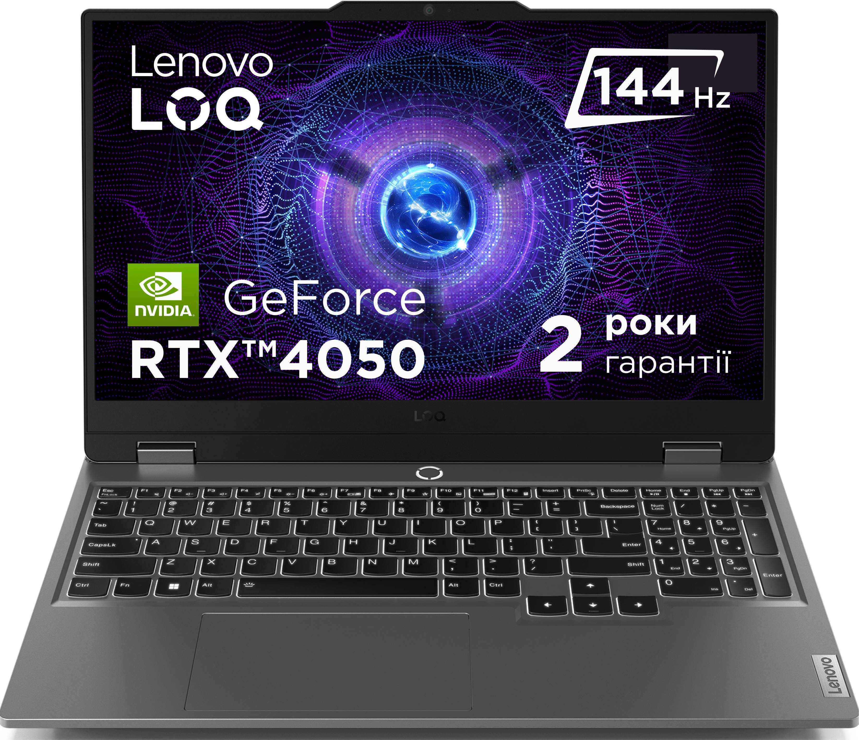 Ноутбук ігровий Lenovo LOQ 15IAX9 (83GS00BHRA) Luna Grey - Фото 1