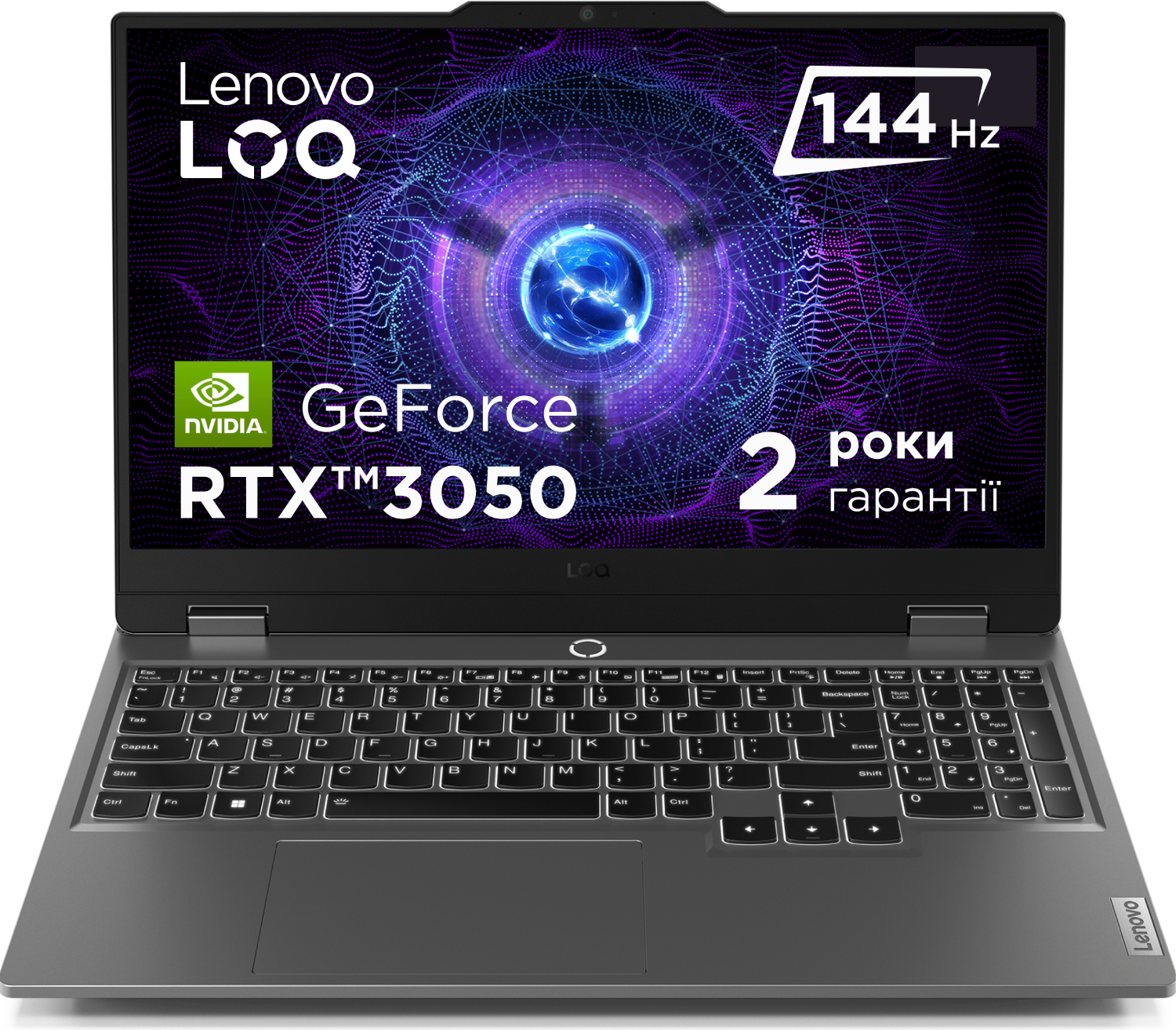 Ноутбук игровой Lenovo LOQ 15IAX9 (83GS00MFRA) Luna Grey - Фото 1