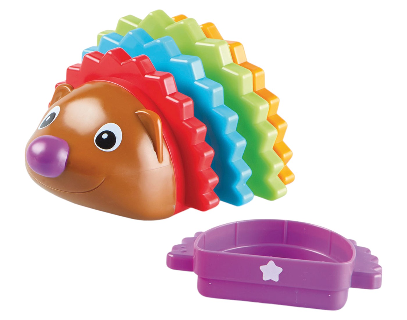 Сортер Learning Resources Spike The Fine Motor Hedgehog™ - КРАСОЧНЫЙ ЁЖИК (LER9105) - Фото 1
