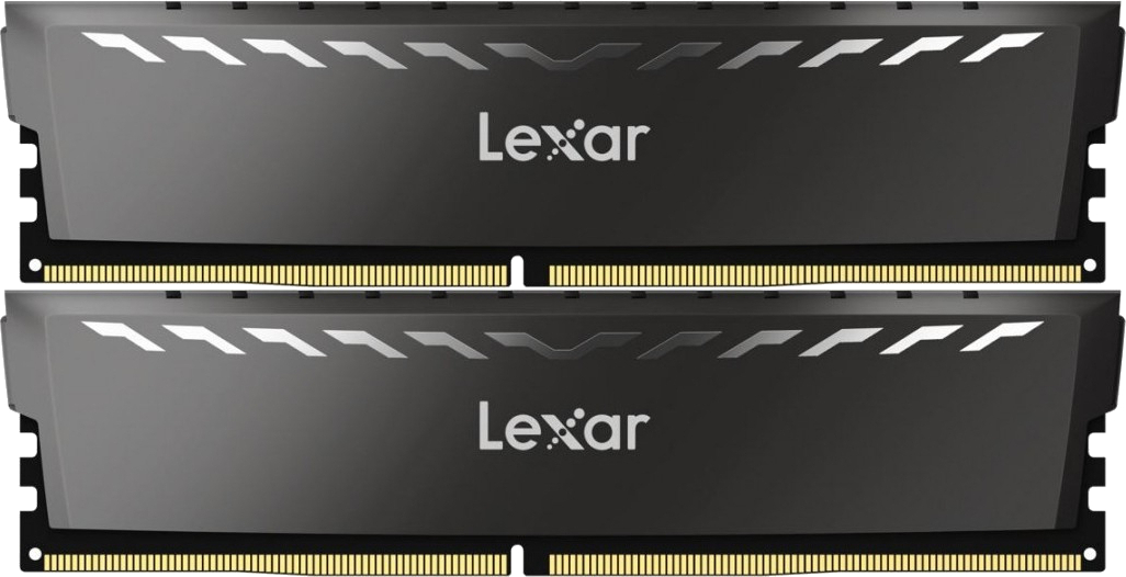 Купити Память DDR Lexar Thor DDR4 3200MHz 32GB Kit 2x16GB (LD4BU016G-R3200GDXG) - Фото 1 Память DDR Lexar Thor DDR4 3200MHz 32GB Kit 2x16GB (LD4BU016G-R3200GDXG) - Фото 1