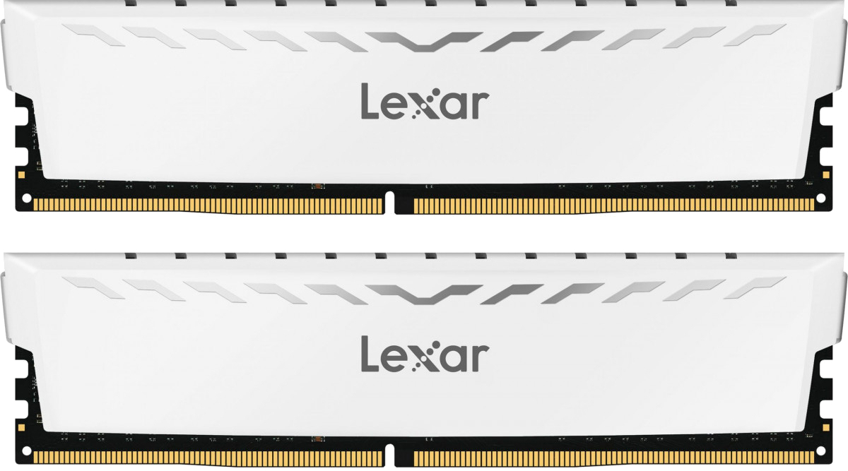 Память DDR Lexar Thor White DDR4 3600MHz 16GB Kit 2x8GB (LD4BU008G-R3600GDWG) - Фото 1