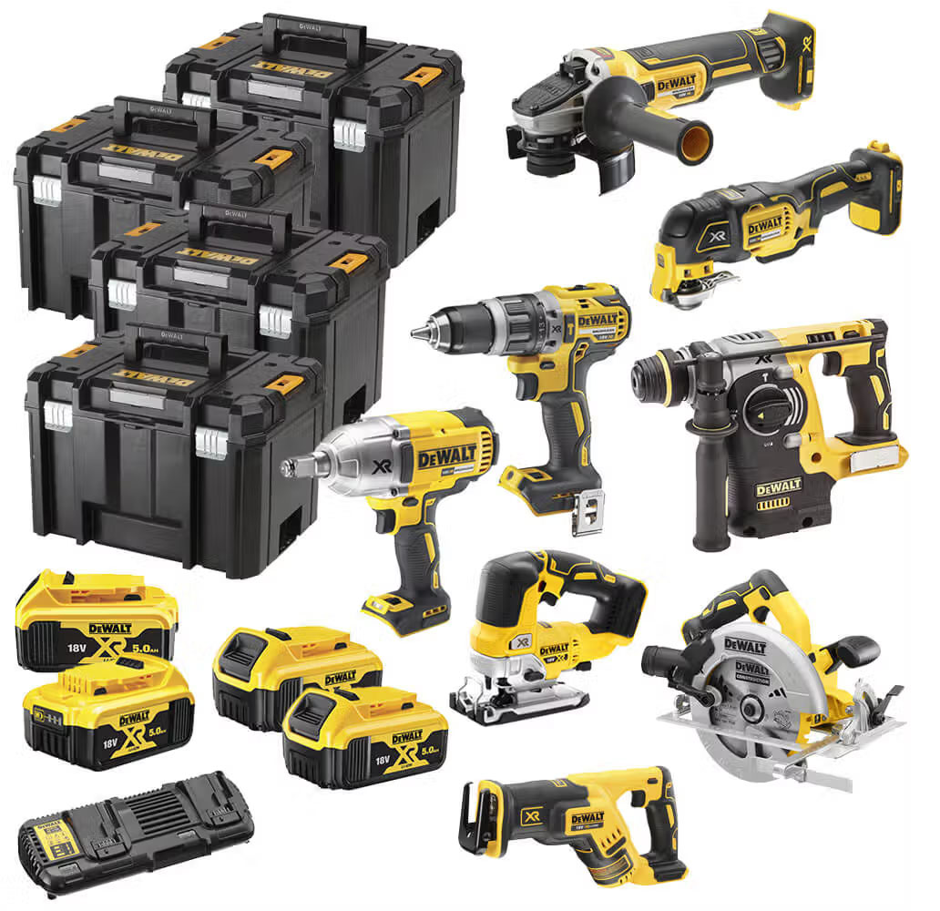 Набор электроинструментов DeWALT 18 В XR Li-lon (DCK865P4T) - Фото 1