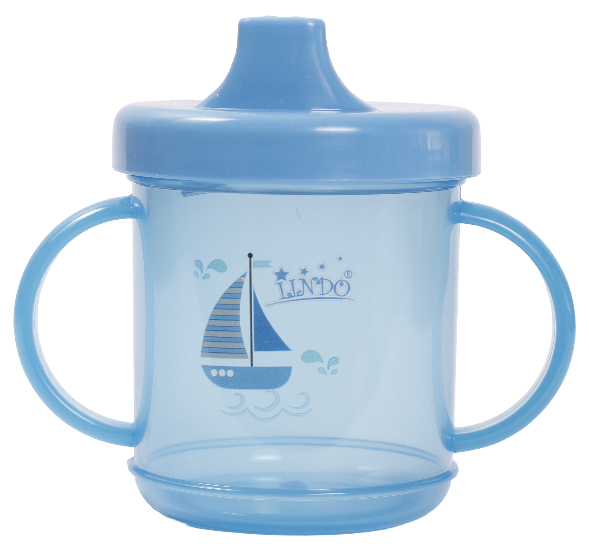 Поильник-непроливайка детский Lindo 210 мл (LI 700 син) - Фото 1