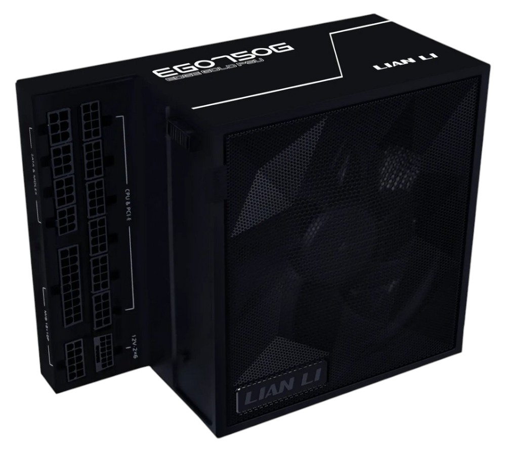 Блок питания для ПК Lian Li EDGE GOLDd 750W Black, EU Cord (G9P.EG0750G.B000.EU) - Фото 1