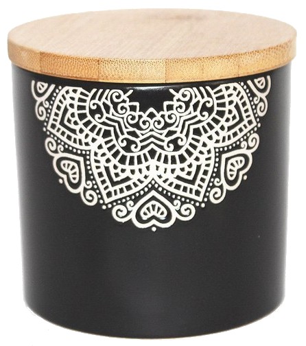 Емкость для сыпучих Limited Edition Kora 350 мл Black (JH6197-5) - Фото 1
