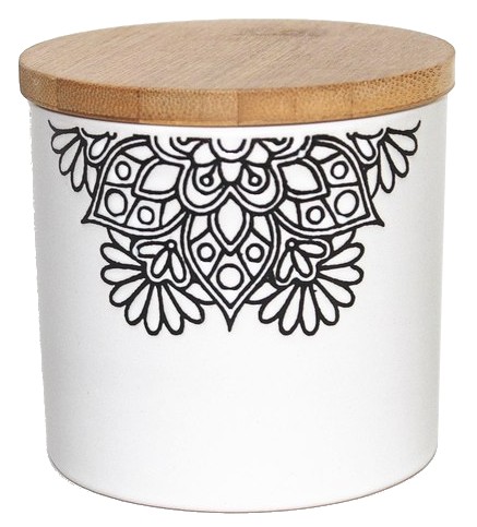 Емкость для сыпучих Limited Edition Kora 350 мл White (JH6197-4) - Фото 1