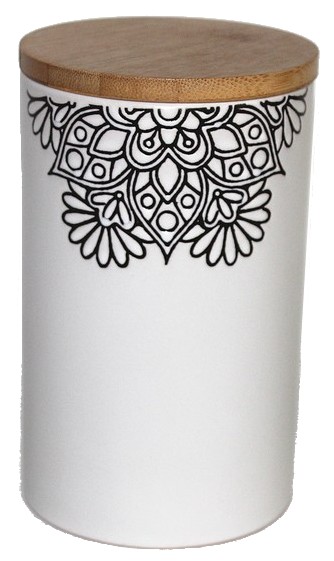 Емкость для сыпучих Limited Edition Kora 700 мл White (JH6196-4) - Фото 1