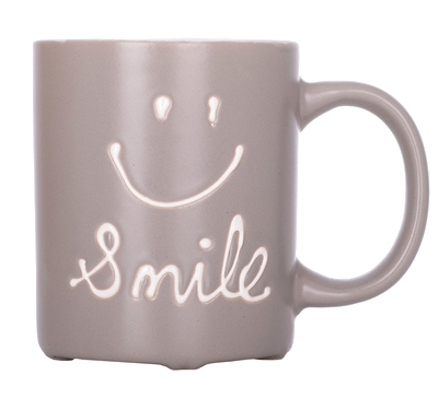 Чашка Limited Edition Smile 330 мл Gray (JH6634-4) - Фото 1