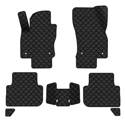 Коврики из экокожи в салон авто EVAtech ECO для Tiguan (Mk 2) Restyling Volkswagen 2020 2 поколение SUV EU VW41380CH7AV4BBB - Фото 1