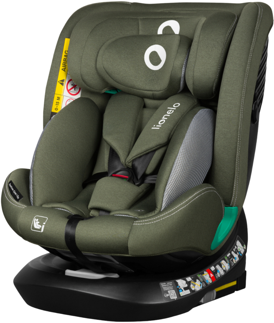 Автокресло Lionelo BASTIAAN ONE I-SIZE GREEN OLIVE - Фото 1
