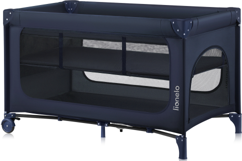 Манеж-ліжко Lionelo Jasmin Easy Fold Blue Navy - Фото 1